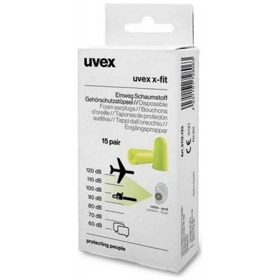 Uvex x-fit špunty do uší 15 párů