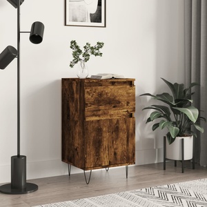 vidaXL Бюфет опушен дъб 40x35x70 см инженерно дърво (831158)
