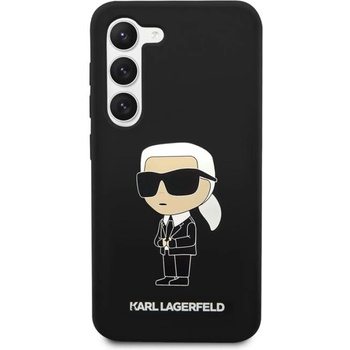 KARL LAGERFELD Гръб Karl Lagerfeld Liquid Silicone Ikonik NFT Case за Samsung Galaxy S23 - Черен