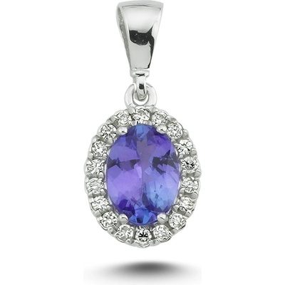 Lillian Vassago Zlatý přívěsek s tanzanitem a brilianty LLV11 SMP5637 02 TAN