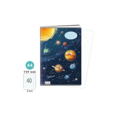 Argus Zošit A4 typ 444 Cosmic adventure