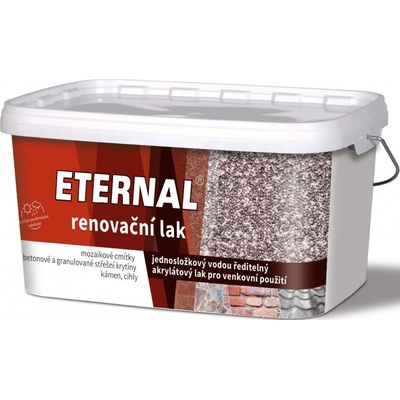 Eternal Bezbarvý lak renovační, polomatný, 5kg