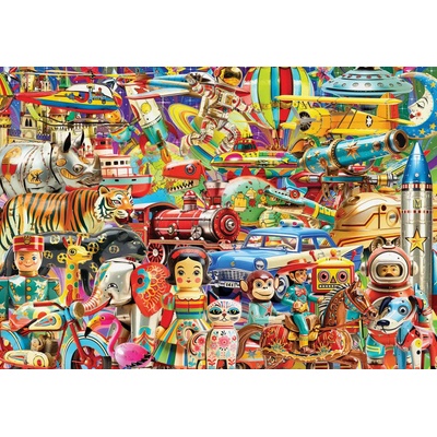 Grafika - Puzzle Retro Toys - 1 000 piese