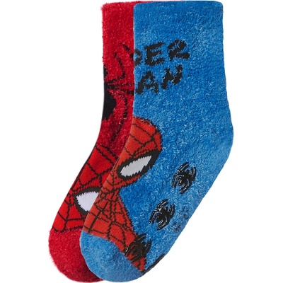 Dětské ponožky 2 páry Spiderman/červená/modrá – Zboží Mobilmania