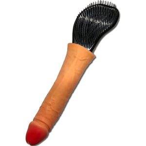  Четка за коса, оригинален пенис стил и удобен захват - Penis Hair Brush (D-242380)