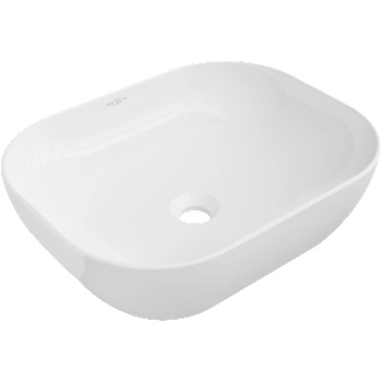 Mexen Rosa умивалник стоящ върху плот 50 x 40 cm, бял - 21095000 (21095000)