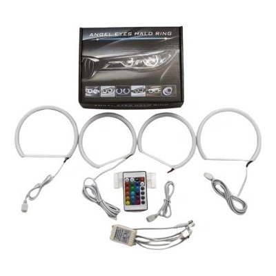 Rgb Диодни Ангелски Очи за bmw e46 седан, комби (1998-2005) / купе (1998-2003) - със смяна на цветовете