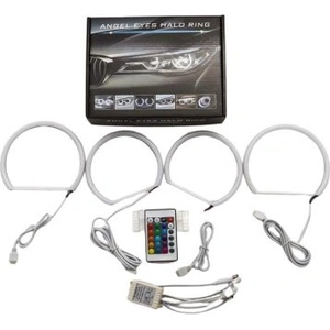 Carmart Rgb Диодни Ангелски Очи за bmw e46 седан, комби (1998-2005) / купе (1998-2003) - със смяна на цветовете