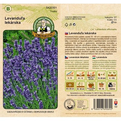 Levanduľa lekárska 0,8 g