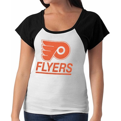 47 Brand Dámske tričko Philadelphia Flyers Big Time Slim Fit Raglan T Shirt