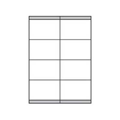 Etikety univerzálne 105x72mm Etibox A4 100 hárkov