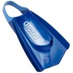 arena Powerfin Pro II swimming pool training fins, swimming fins for adults, fins made of 100% silicone, comfortable short fins for the swimming pool - 006151-110-11-12