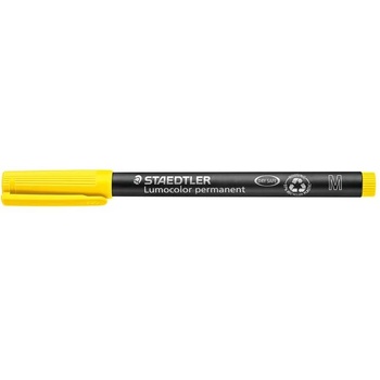 STAEDTLER Алкохолен маркер OHP, 1 mm, STAEDTLER "Lumocolor 317 M", жълт 317-1 (317-1)