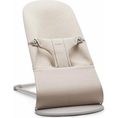 BabyBjörn Lehátko Bouncer Bliss Light Beige 3D Jersey světlá konstrukce