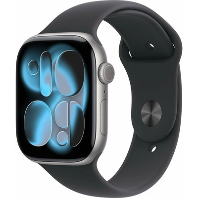Apple Watch Series 11 Cellular 42 mm Kozmický sivý hliník s čiernym športovým remienkom S/M MF8A4WF/A