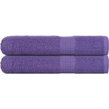 vidaXL Кърпи FROGN 2 бр. Лилави 100x200 см 360 г/м2 (136890)