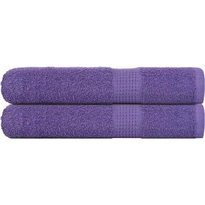 vidaXL Кърпи FROGN 2 бр. Лилави 100x200 см 360 г/м2 (136890)
