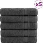 vidaXL Премиум хавлии SOLUND 25 бр антрацит 100x150 см 600 gsm (137167)