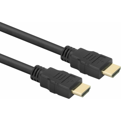 Кабел ACT AK3901, от HDMI(м) към HDMI(м), 1m, черен, 4K@60Hz (AK3901)