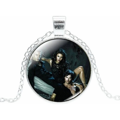 Origoska Řetízek the vampire diaries (upíří deníky) Elena, Damon a Stefan SE5 Stříbrná