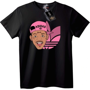 NOONEBRAND Тениска с Розова Adidas Шапка - M, Black