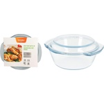 Koopman ТАВА gl1000010 20.5х18х8.5см С КАПАК БОРОСИЛИКАТНО СТЪКЛО 1л (gl1000010)