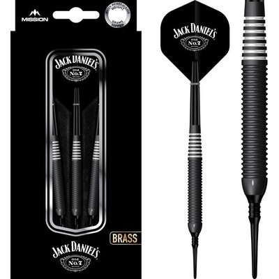 Mission Jack Daniels Darts Brass Electro Black 19 g