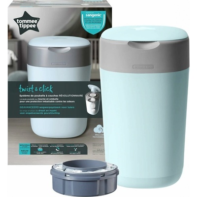 Tommee Tippee Twist & Click Blue kôš na plienky náhradná kazeta 1 ks