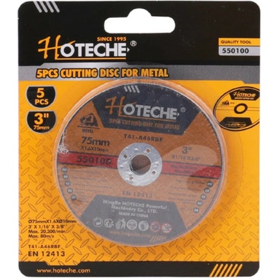 Hoteche Kotúč rezný 75 x 1,6 x 10 mm 550100 5 ks
