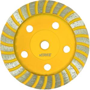 VERKE Диамантен диск за бетон m14 125мм тип турбо 66353 (v44202)