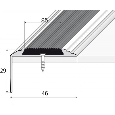 Effector A38 Schodový profil Šampaň 2,7 m