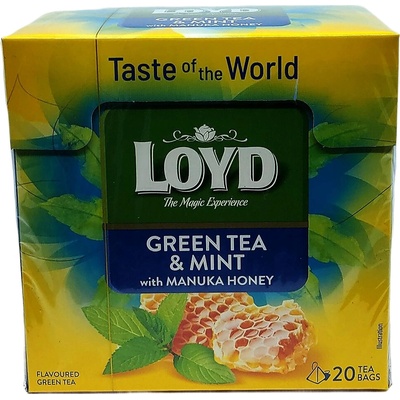 LOYD čaj Green Mint manuka honey 20 x 1,7 g