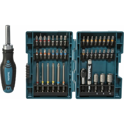 Makita E-25096 Bit-Set mit Ratschengriff 44-tlg