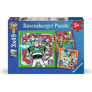 Ravensburger Пъзел Ravensburger от 3 x 49 части - Мисията на играчките (12004284) - ozone