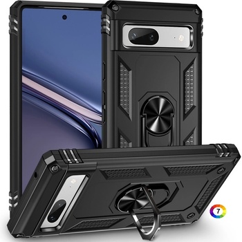 Image 1 of Google Pixel 7a Удароустойчив Ring Holder Калъф и Протектор