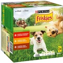 Kapsičky pre psov Friskies Adult Multipack s hovädzím, kuraťom a jahňacím v štave 24 x 100 g