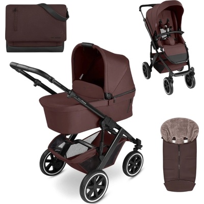 ABC DESIGN kombinovaný SALSA 5 AIR SET 2025 Umbra + adaptér pro autosedačku