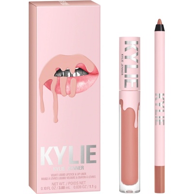 Kylie Cosmetics Velvet Lip Kit - Liquid Lipstick & Lip Liner Течно червило 4, 25gr