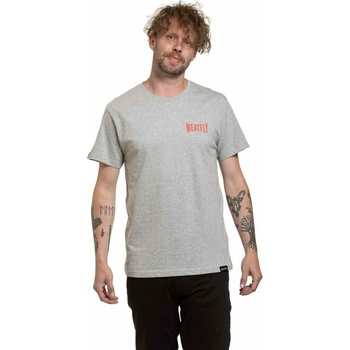 Meatfly мъжка тениска Yvans Round Globus Patch Grey Meatfly | Siv | МЪЖЕ | S