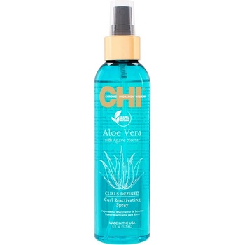 Farouk Systems CHI Aloe Vera with Agave Nectar Curls Defined Curl Reactivating Spray 177 ml