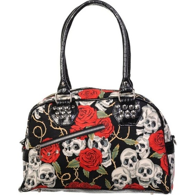 dámská taška kabelka Banned Skull Roses bag