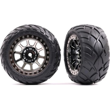 Traxxas колело 2.2", джанта черно хромиран, гума Anaconda (2) (заден)