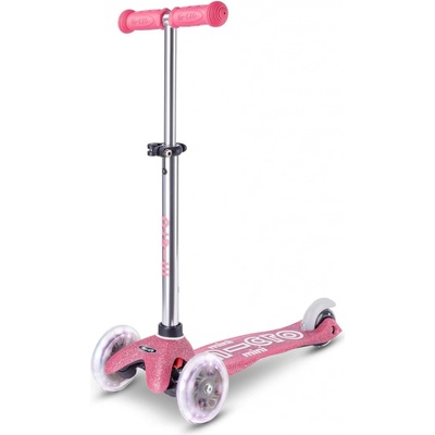 Micro Mini DeLuxe Glitter LED růžová