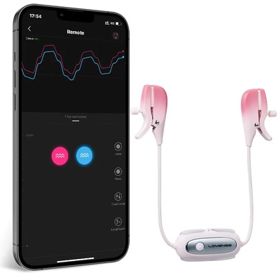 Lovense Gemini App-Controlled Vibrating Nipple Clamps