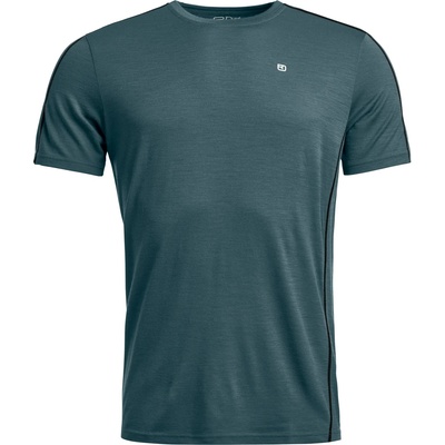 Ortovox Мъжко мериносово термобельо Ortovox 185 Rock'N'Wool Short Sleeve Merino base layer - Dark Arctic Grey (015-1352-0913)