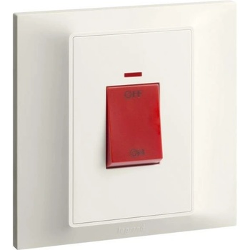 Legrand Бойлерен ключ 45А с индикация цвят Крем Belanko S - 617876 (617876)