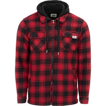 Image 1 of Lonsdale Яке Lonsdale Men's Hooded Long Sleeve Sherpa Jacket - Red