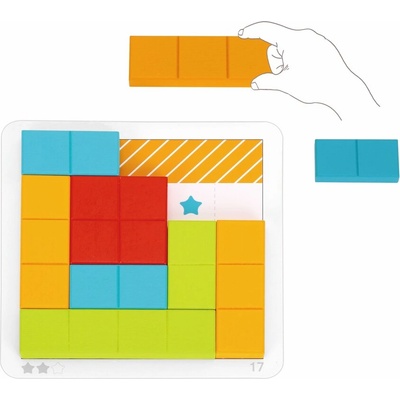 Tooky Toy Дървен пъзел с форми tl676