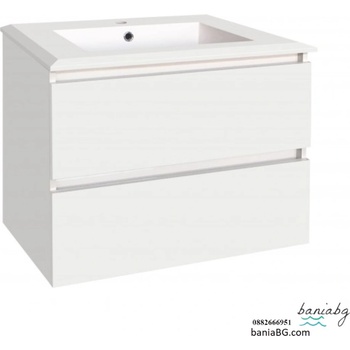 Image 1 of Inter Ceramic Долен конзолен pvc шкаф за баня icp 7255 ВЕДА