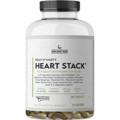 Supplement Needs Heart Stack | with Olive Leaf & Bergamot [180 капсули]